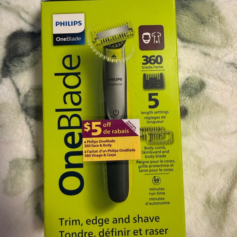 Philips OneBlade 360 Trimmer - Green and Black